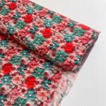  Viszkóz RAYON POPLIN Knitted design D digital print