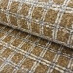  Kabát anyag Bouclé Squares design A