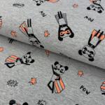  Jersey NEON Super heroes light grey melange