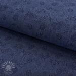  JEANS 9, 5 OZ Embossed Flowers dark blue