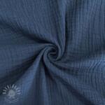  Dupla géz/muszlin indigo