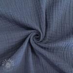  Dupla géz/muszlin jeans blue ORGANIC