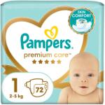 Pampers Бебешки пелени Pampers Premium Care - VP, Размер 1, 2-5 kg, 72 броя (1100024810) - baby