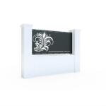 Metal-Dynamics Panou gard tabla decupata , model floral 200x120cm