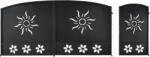 Metal-Dynamics Porti metalice tabla decupata model soare 450x200 cm