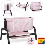 Smoby Pătuț cu spațiu de depozitare Co Sleeping Bed Maxi Cosi&Quinny Smoby pentru păpușă de 38 cm 4 niveluri de înălțime de la 3 ani (SM240243)