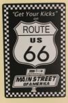  Fém kép : route 66