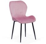  Scaun living din catifea BUC 248U roz
