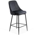  Scaun de bar negru, fix, clasic, modern ABS 143
