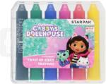 Starpak Creioane colorate cerate, Starpak, Gabbys Dollhouse, 6 buc