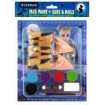 Starpak Vopsea de fata si accesorii pentru Halloween, Starpak, 6 culori