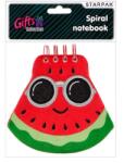 Starpak Caiet cu spirala, Starpak, Watermelon, 14.5 x 13 cm