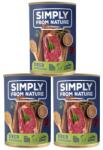 Simply from Nature Wet Food for dogs deer and buckwheat 3 x 400 g