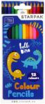 Starpak Set creioane colorate Starpak, Dino, 12 culori
