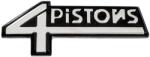  Bal oldali '4PISTONS' embléma SRV600V Unknown Tuning és kiegészítők Emblémák