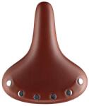 Velo kerékpár nyereg rugós, barna bőr+szegecs VELO Bicikli alkatrészek Kerékpár alkatrészek Kerékpár nyergek