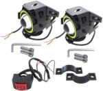 Power Force univerzális LED gyűrűvel, kapcsolóval, 2 db Power Force Elektronika Lámpa, fényszóró, index Izzó Izzó 12V