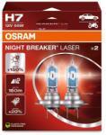 OSRAM H7 Night Breaker Laser izzók 12V 55W PX26d - párban OSRAM Elektronika Lámpa, fényszóró, index Izzó