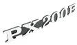 Standard Parts Vespa PX 200 E embléma "PX 200 E" Standard Parts Tuning és kiegészítők Emblémák