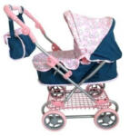 Melogo Fedeles kosaras babakocsi csomagtartóval (9680W)