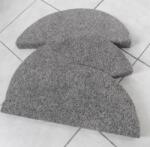 Látvány Textil Kft Lépcsőszőnyeg ipari filc T. középszürke 6524 ívelt