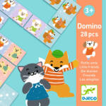DJECO Dominó játék - Kis barátok - Domino Little friends Djeco (DJ08185)