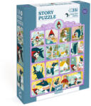 DJECO Mese puzzle - Piroska és a farkas, 35 db-os (7050)