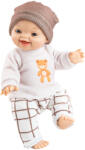 Paola Reina - Gordis játékbaba - Carlos mackós pulóverben és kockás nadrágban (04129)