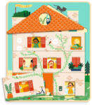 DJECO - Formaillesztő, formaberakó puzzle - Vendégségben - Chez Leo (DJ01489)