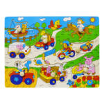 Fakopáncs Fogantyús fa puzzle Farmos (3489)