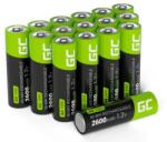 Green Cell Zöld Cella 16x újratölthető AA HR6 2600mAh akkumulátor Ni-MH (GR10)
