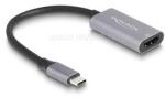 Delock USB Type-C adapter HDMI (DP Alt Mode) 8K-hez HDR funkcióval alumínium (DL60021) (DL60021)