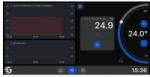 Shelly Display smart cu intrerupator integrat Shelly Wall display X 2 Negru (3800238072315)