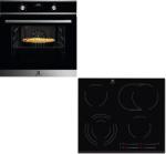 Electrolux EOF5F50BX / EHF6547FXK Sütő+ főzőlap szett (EOF5F50BX / EHF6547FXK)