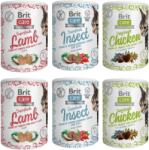 Brit Care Snack Superfruits Mix 6x100 g gustări pentru pisici cu pui, insecte și miel fără cereale