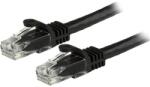 StarTech N6PATC750CMBK hálózati kábel Fekete 7, 5 M Cat6 U/UTP (UTP) (N6PATC750CMBK)