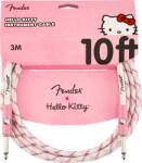 Fender Hello Kitty White/Pink Woven Cable 10
