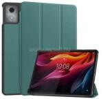 Gigapack Lenovo Tab K11 Plus GIGAPACK Tok álló, bőr hatású aktív FLIP, asztali tartó, SÖTÉTZÖLD (GP-168358) (GP-168358)