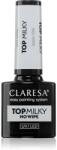 Claresa UV/LED Top Milky No Wipe lac gel de unghii pentru acoperirea superioară 5 g