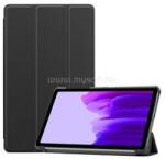 Gigapack Samsung Tab A7 Lite LTE / Tab A7 Lite WIFI GIGAPACK Tok álló, bőr hatású aktív FLIP, asztali tartó, FEKETE (GP-108277) (GP-108277)