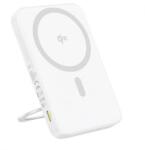 Baseus PicoGo Vezeték nélküli mágneses Power Bank 5000mAh 20W USB-C állvánnyal fehér (P10076800213-01)