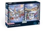 House of Puzzles 2 x 500 db-os XXL puzzle - Christmas Is Coming (0720) (HP0720)