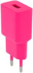 Setty töltő 1x USB 2, 4A LSIM-A-126 rózsaszín