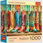Trefl 1000 db-os puzzle - Színes cowboy csizmák (99289) (99289)