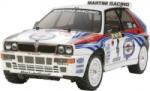 TAMIYA 1: 10 RC modellautó Elektro Közúti modell Lancia Delta HF Integrale Brushed 4WD építőkészlet TT-02 (58570) (58570)