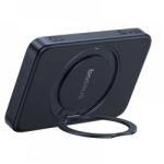 Baseus PicoGo Vezeték nélküli mágneses Power Bank 5000mAh 20W USB-C állvánnyal fekete (P10076802123-00)