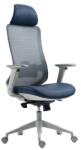 Kring Thor Irodai szék, ergonomikus, hálós/pU, 4D karfák, dönthető háttámla, Kék (8321H)