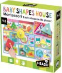Headu Детска игра Headu Montessori - Бебешка къща от разноцветни форми (HMU57854) - ozone