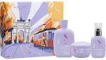 ALFAPARF Milano Semi di Lino Smooth Holiday Kit ajándékszett a rakoncátlan és töredezett hajra 3 db
