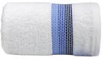  Fürdőlepedő, pamut, 50x90 cm, fehér/kék (001-011-0050)